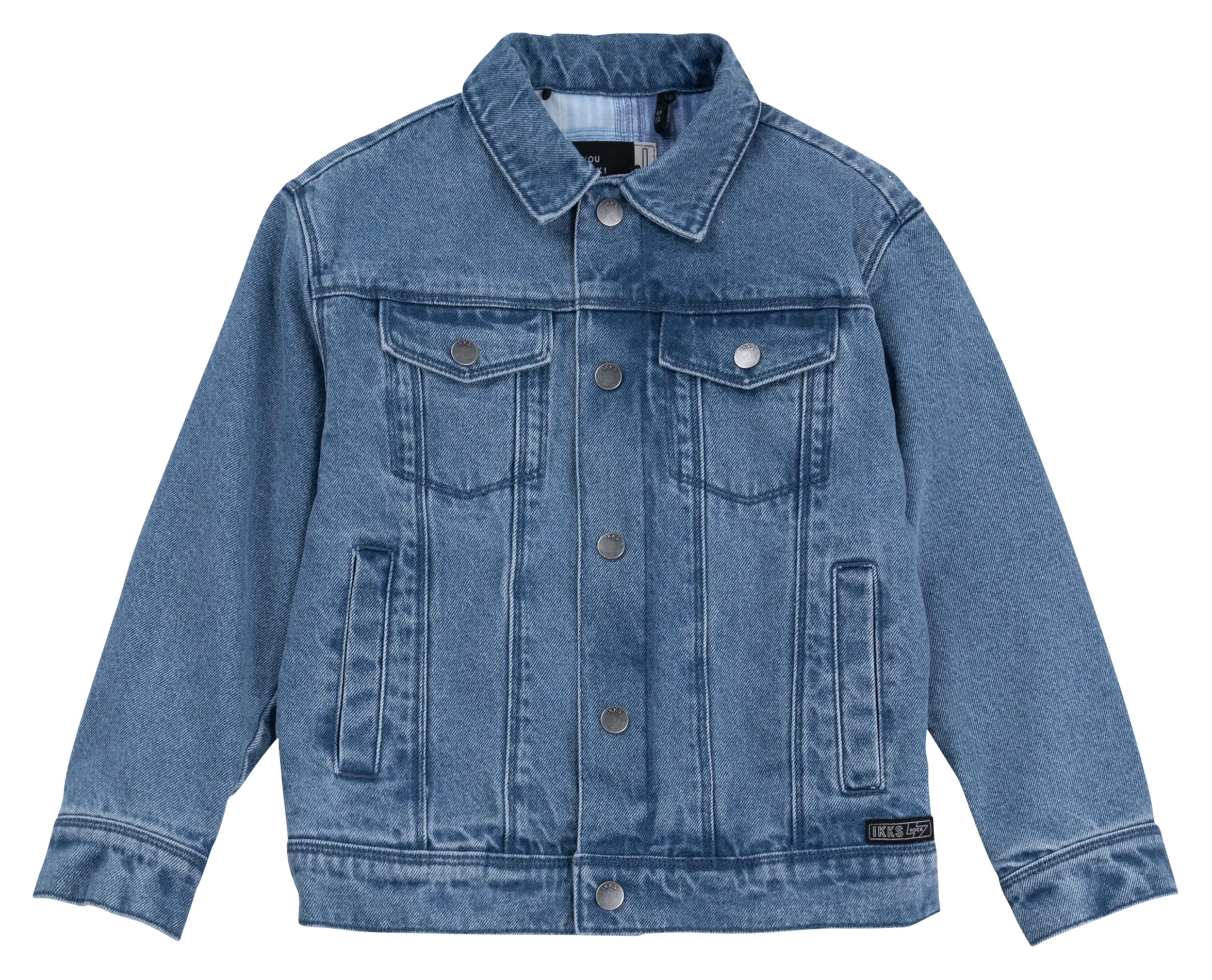 Blouson aus Stretch-Baumwolle Blau