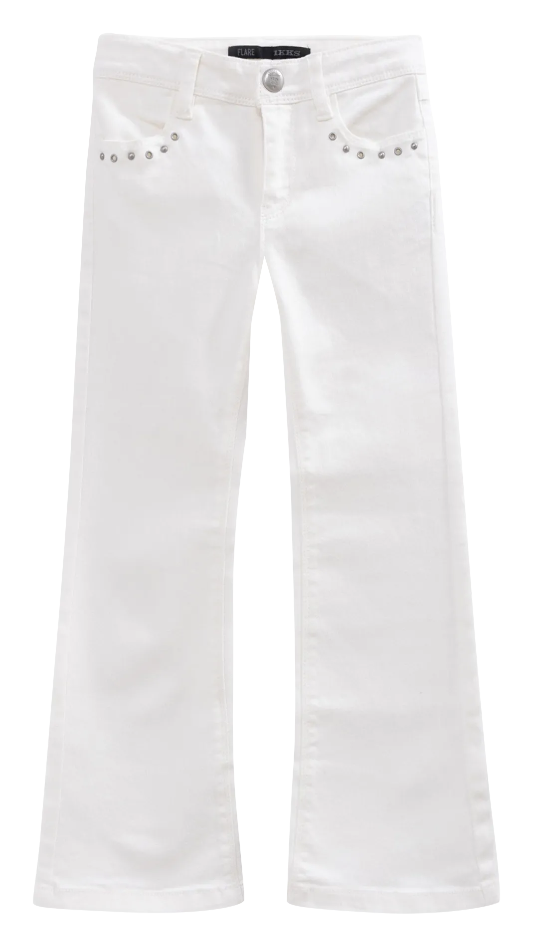 Charlotte - Flared Jeans aus Baumwolle Weiss
