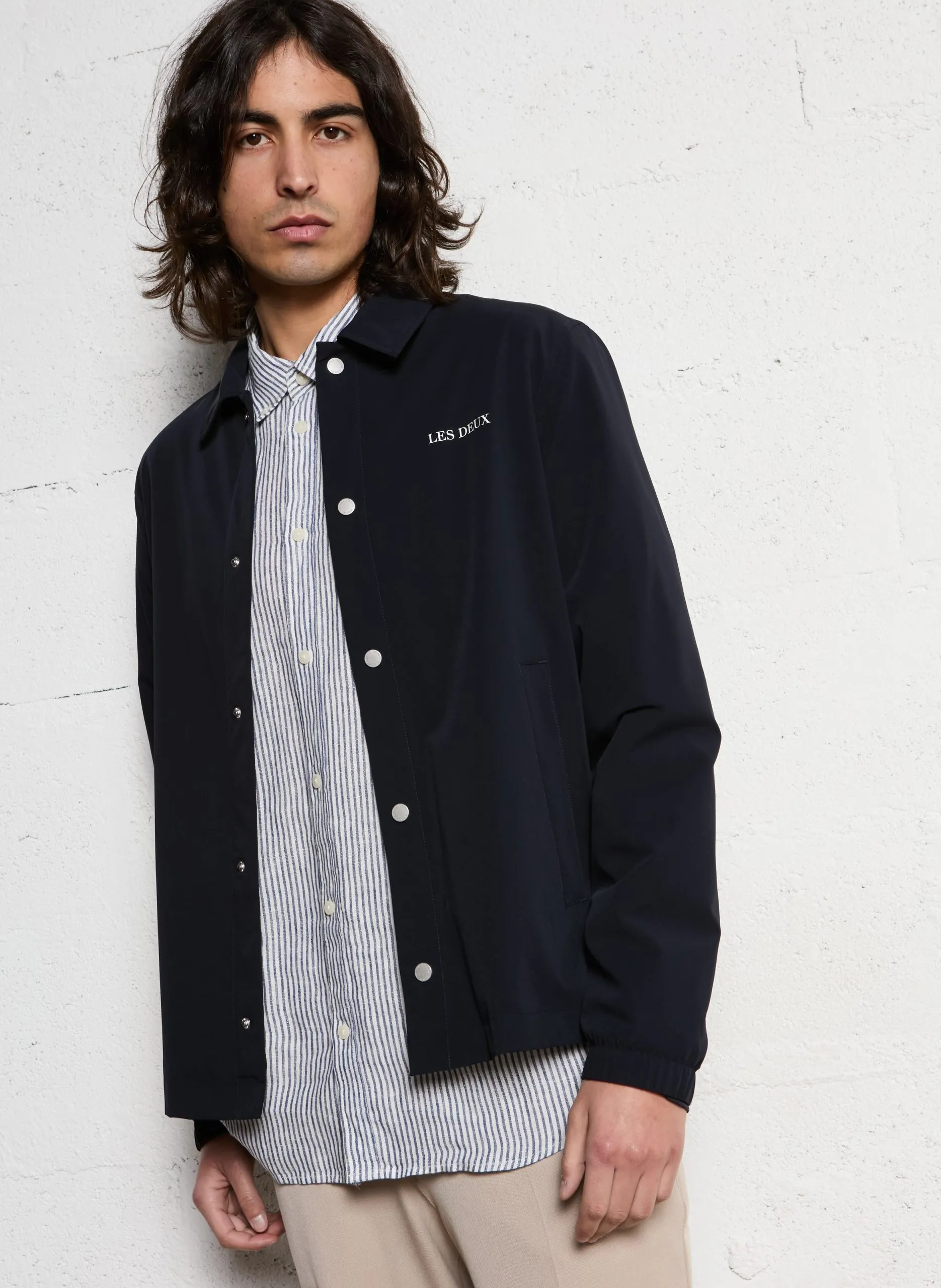 Blair Fancy - Gerade geschnittene Jacke Blau IDRIS