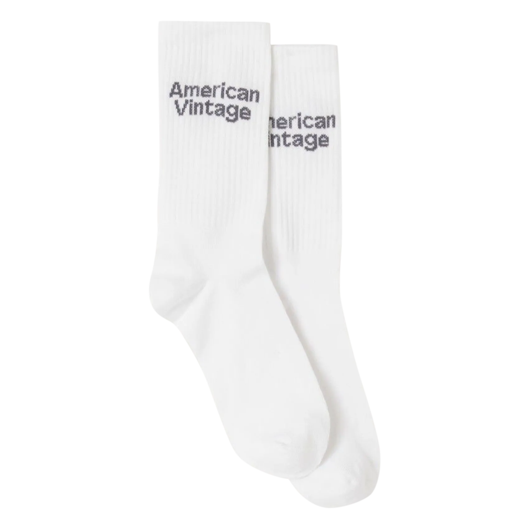 Baumwollsocken mit Logo Weiss CLYPSUN