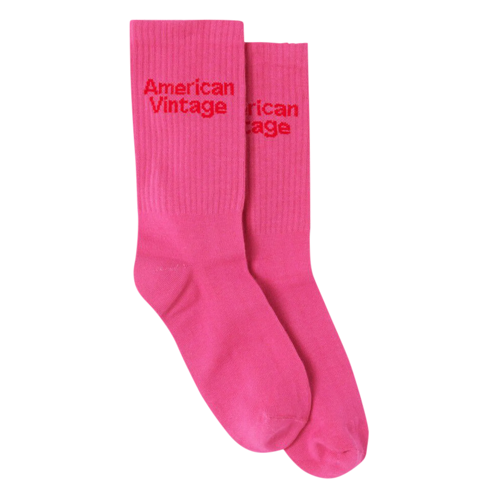 Baumwollsocken mit Logo Rosa CLYPSUN