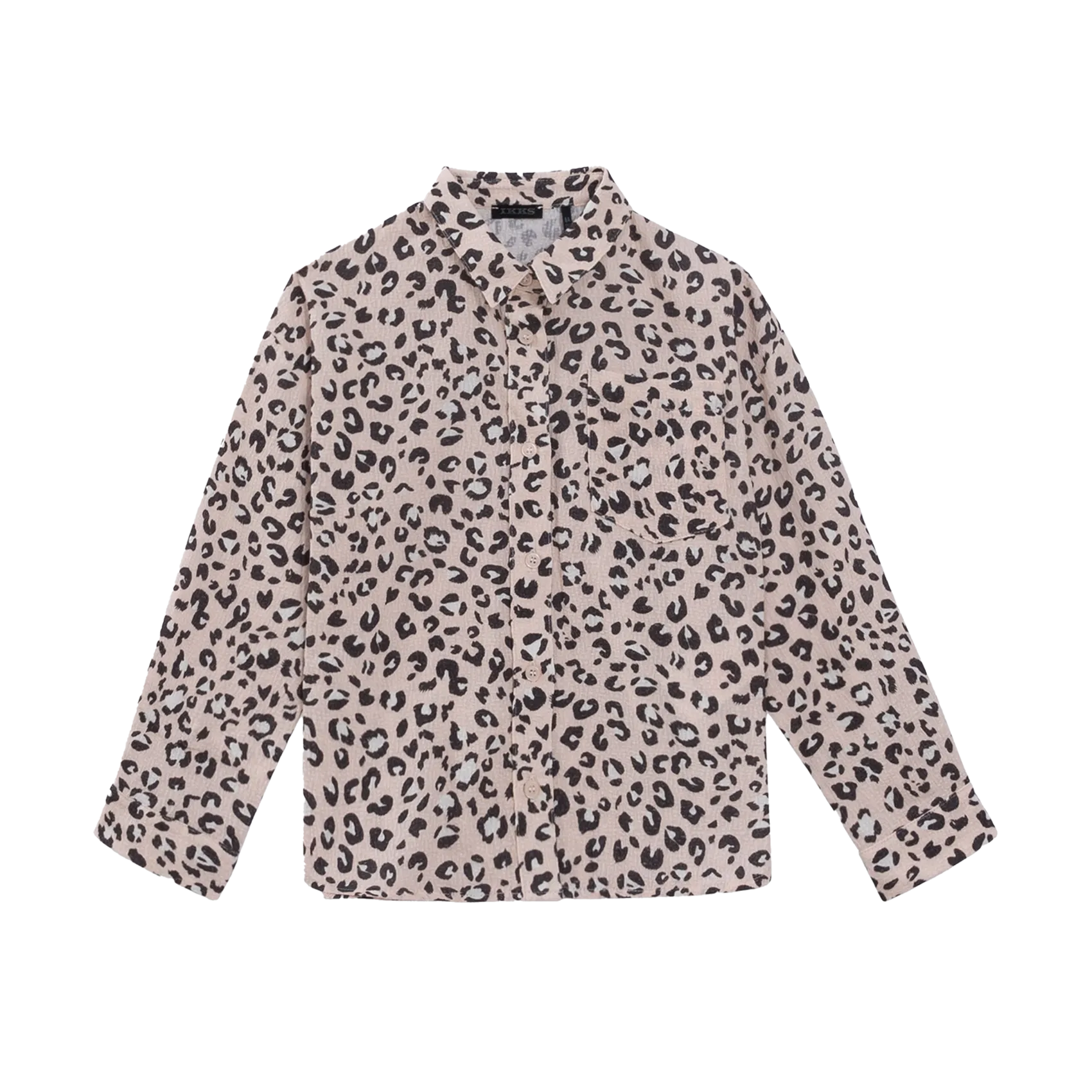 Leopard gemustertes Hemd Rosa