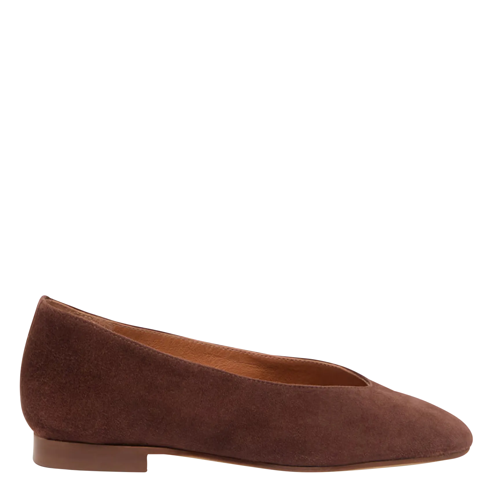 Ballerinas aus Veloursleder Braun DASSUS