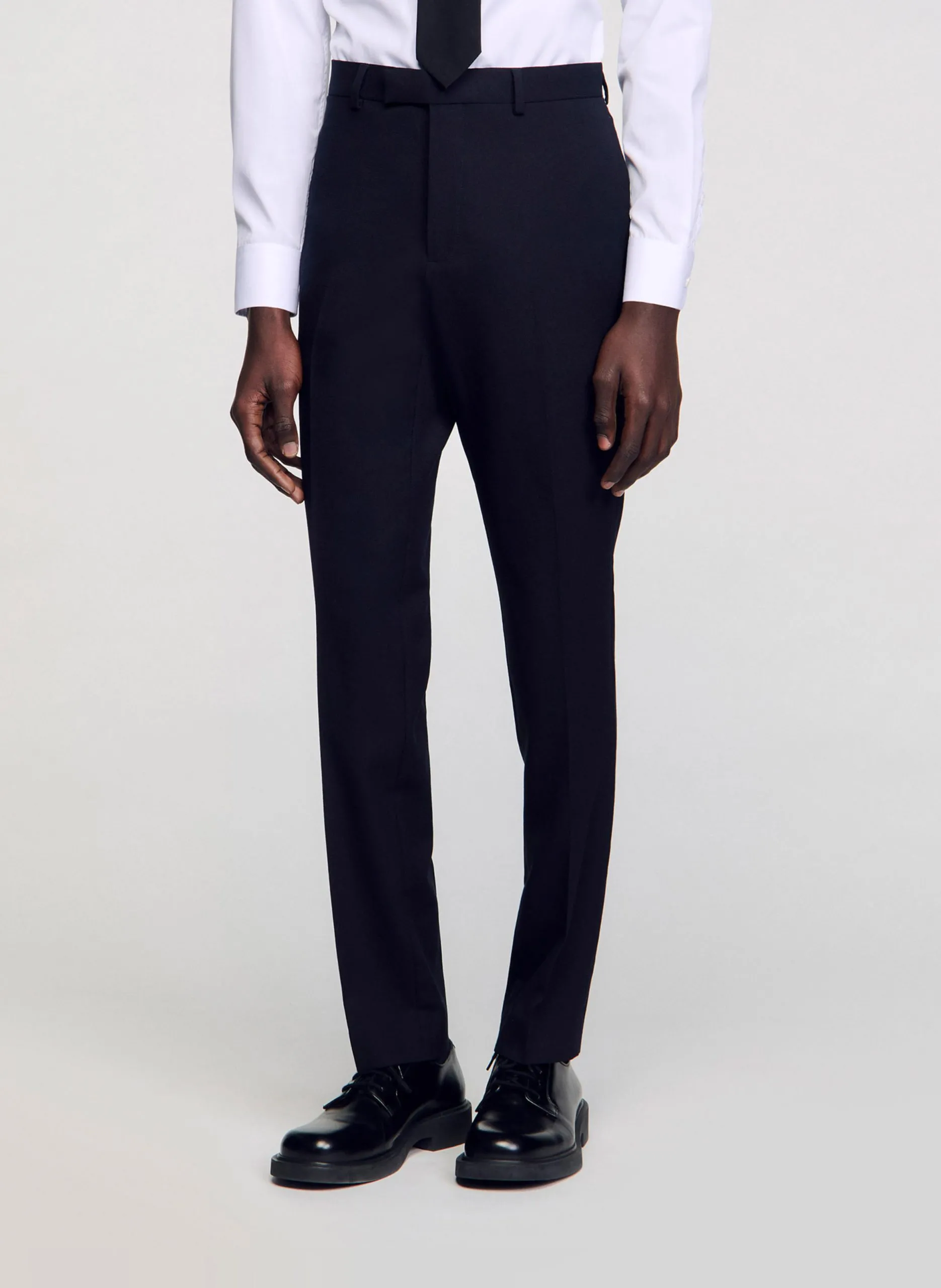 Anzughose aus Wolle Blau