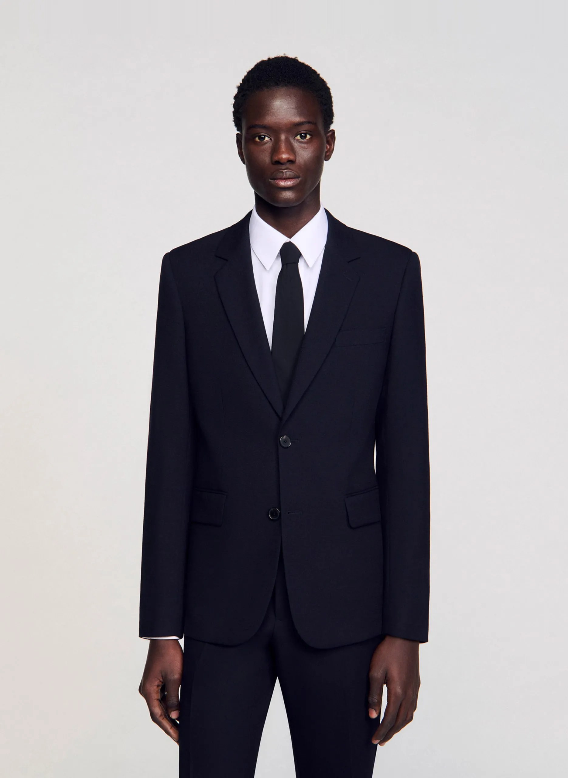 Sakko aus Wolle Blau