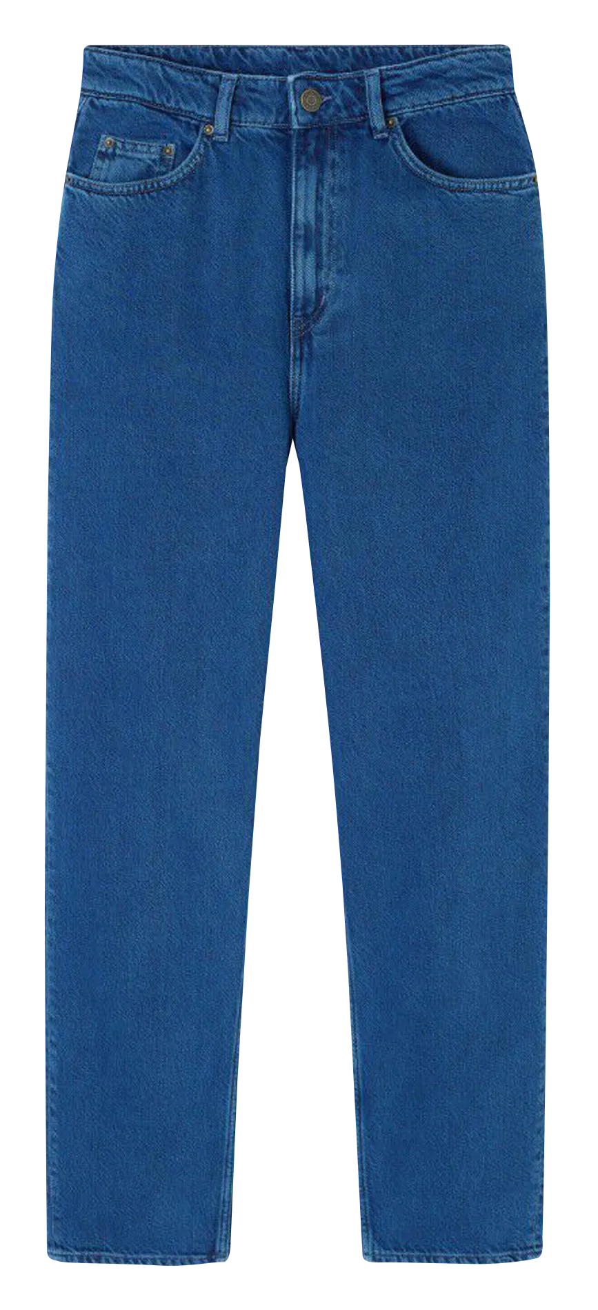 Csally - Gerade geschnittene Baumwollhose Blau JOYBIRD-B