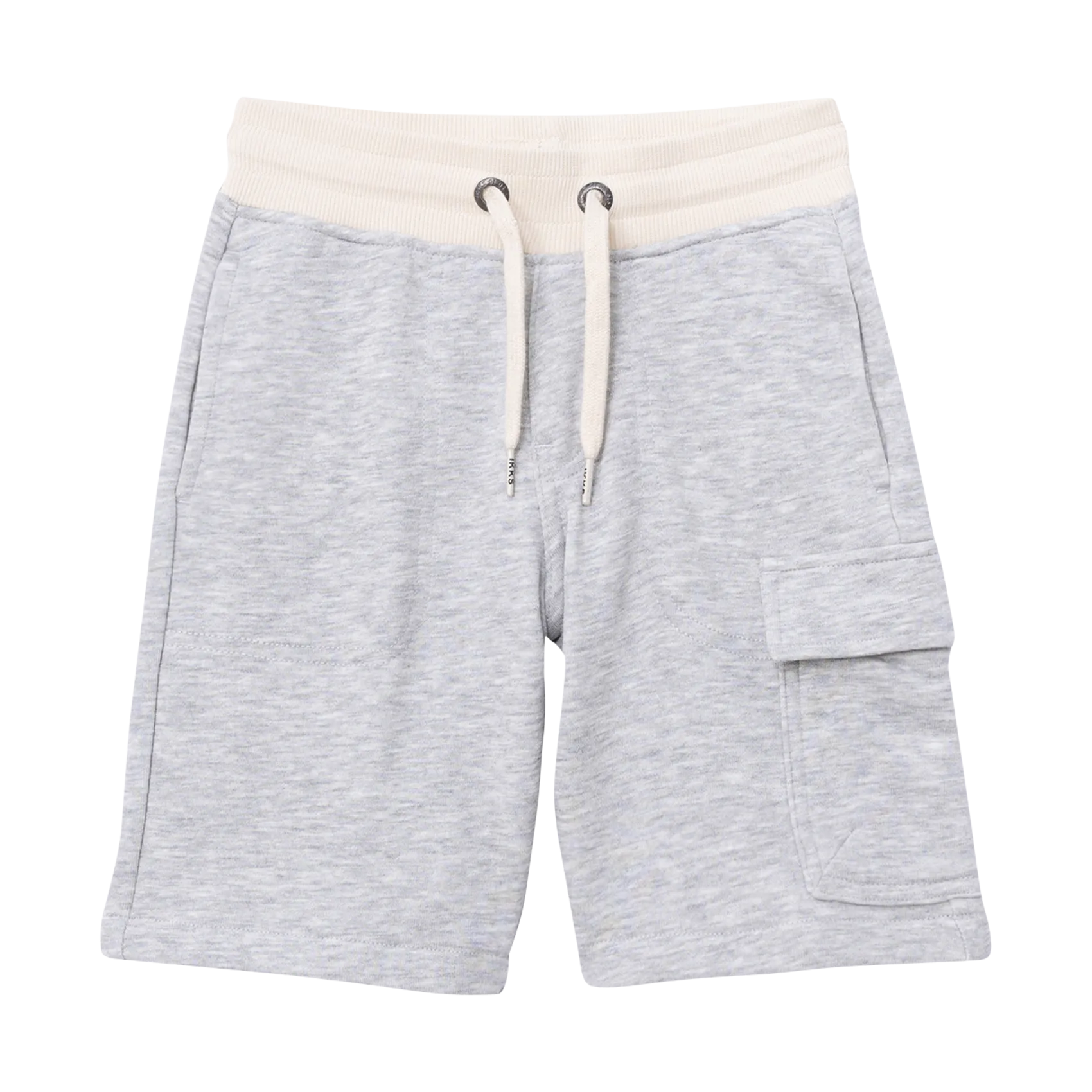 Baumwollmischungs-Bermudas Grau