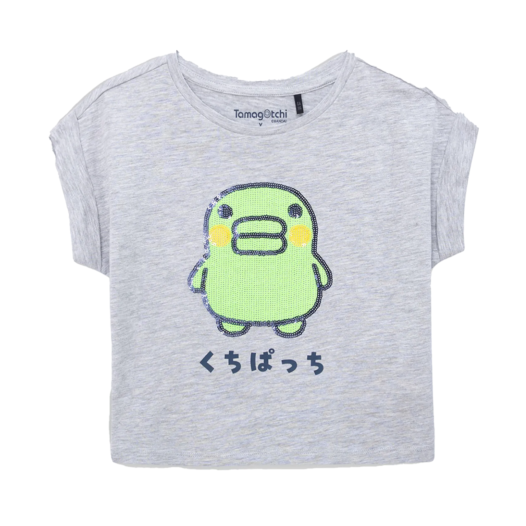 T-Shirt mit Pailletten TAMAGOTCHI x IKKS Grau