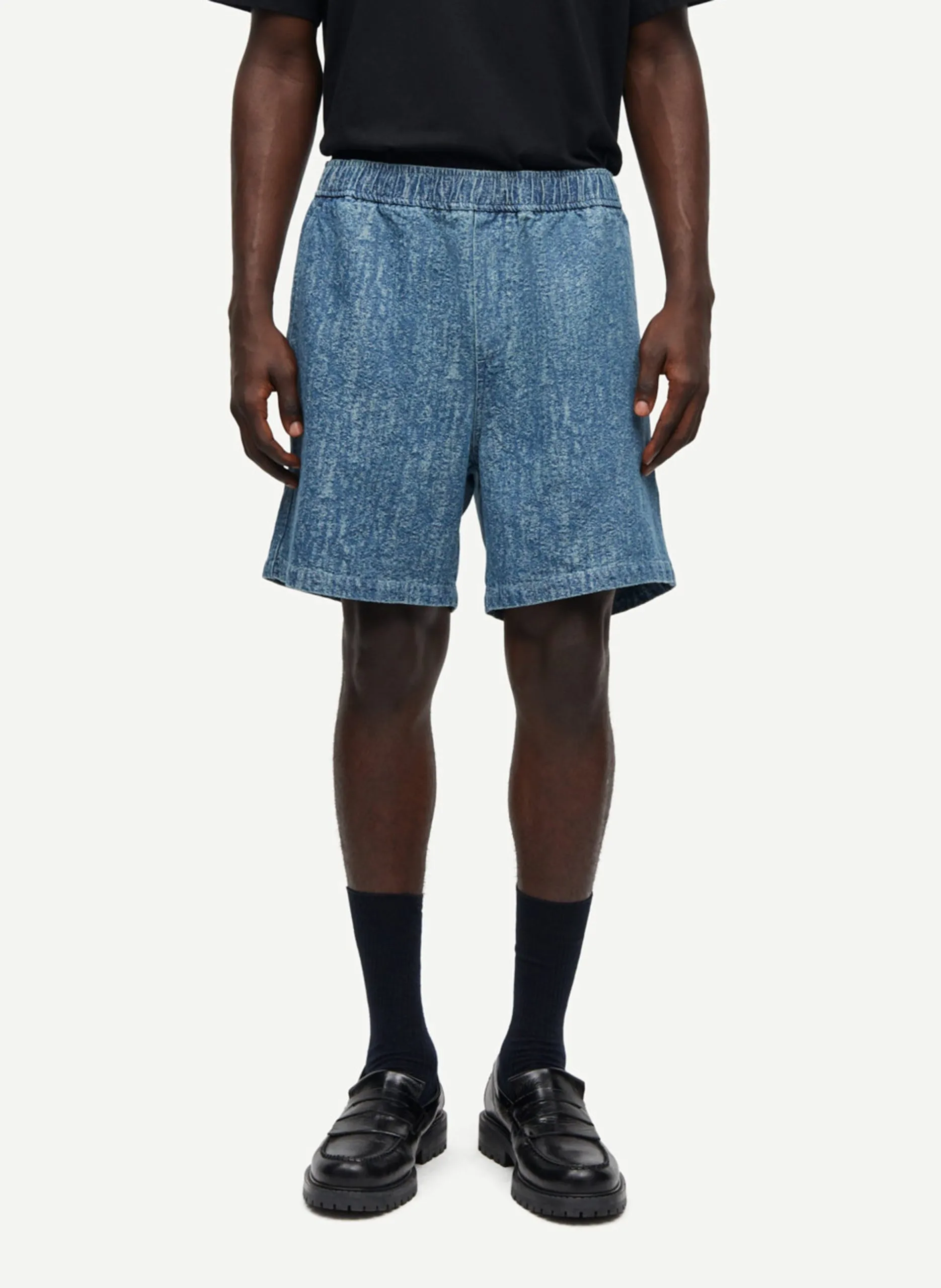 Baumwollshorts Blau SAJABARI