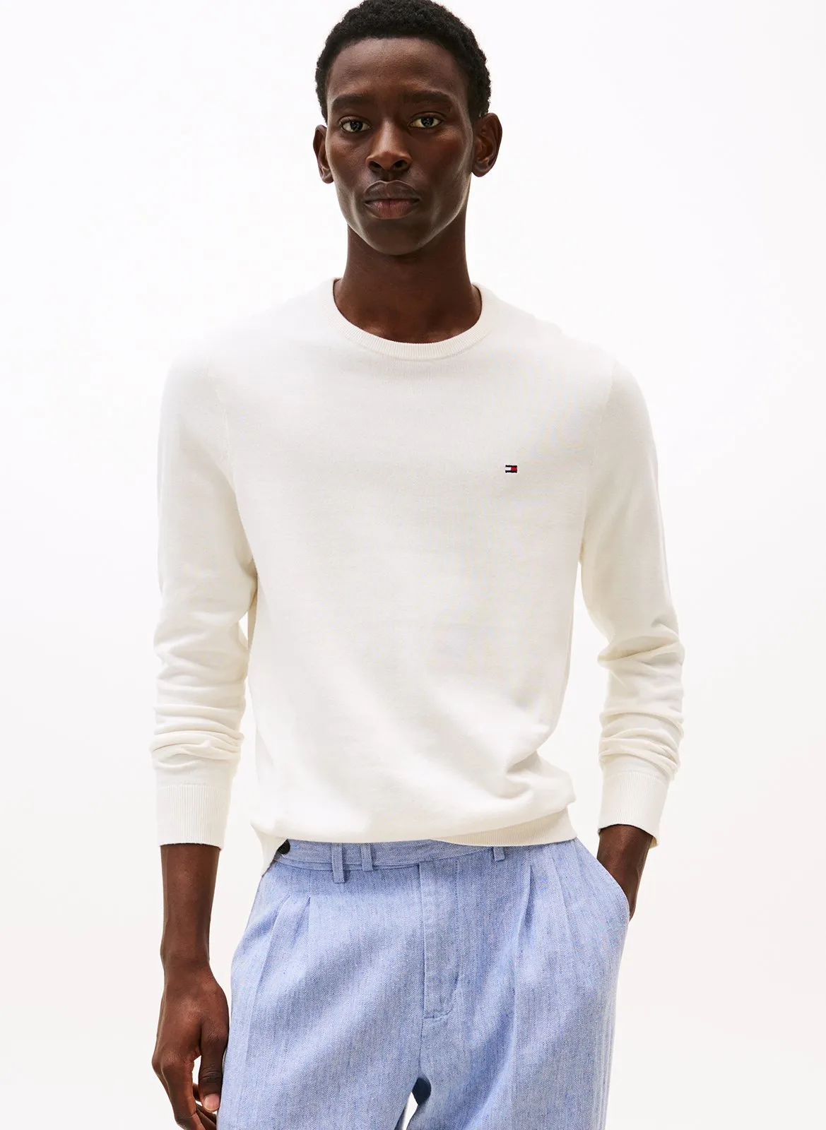 Baumwollpullover Gelb