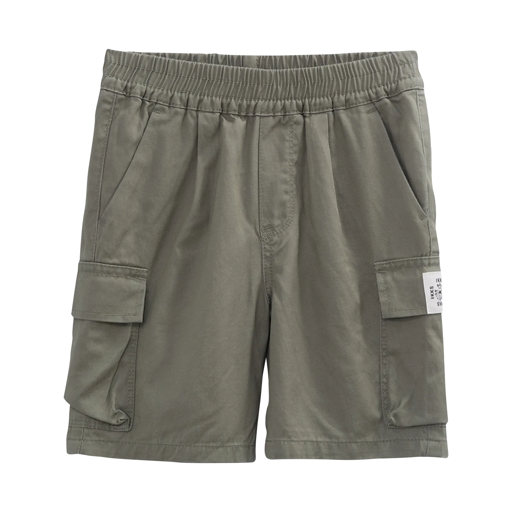Gerade geschnitte Bermudashorts Khaki