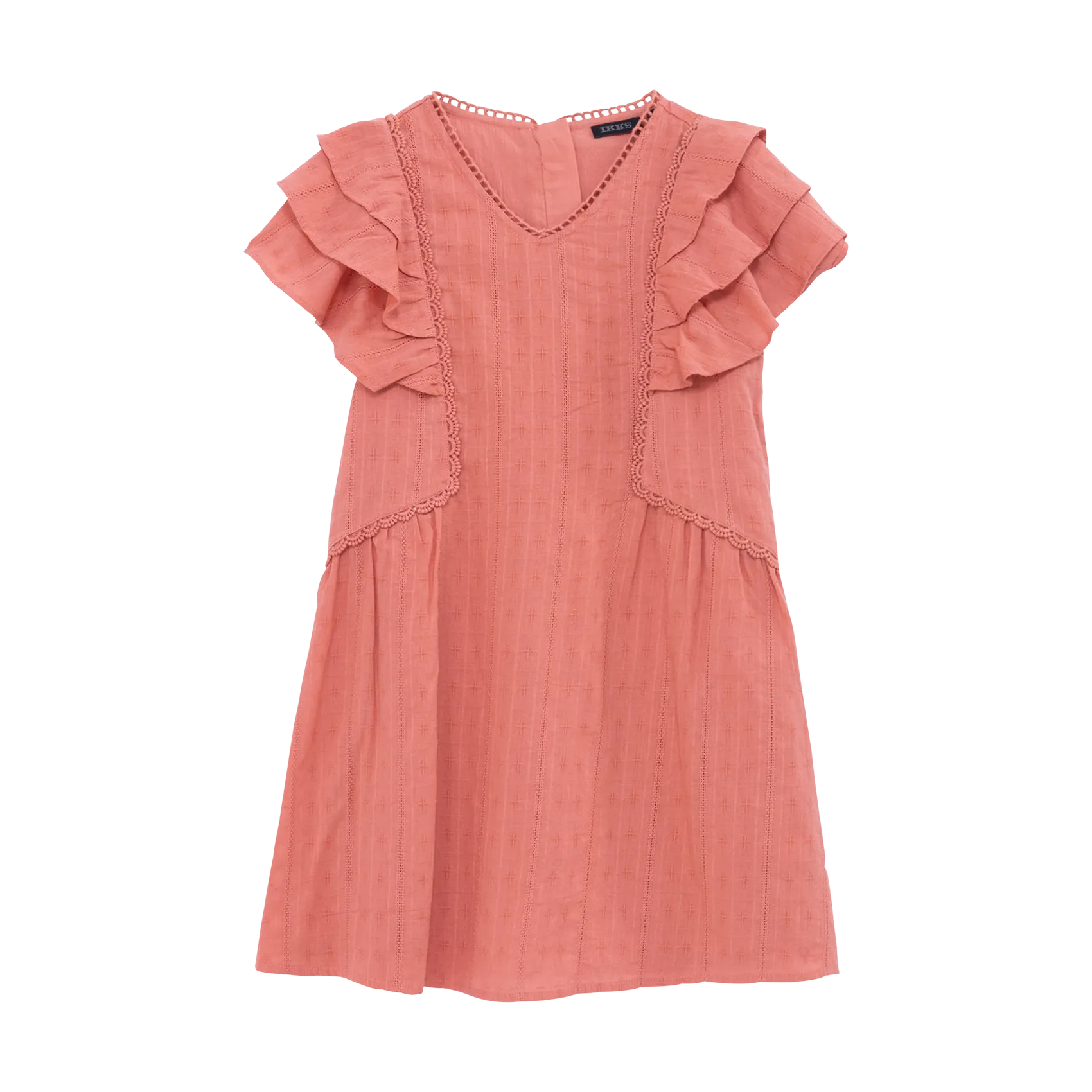 - Schmale Träger zum Binden - Ringerrücken - Weiter Schnitt - Raffung - 100 % Baumwolle - Gefüttert - Rückenhöhe: 94 cm. Rosa