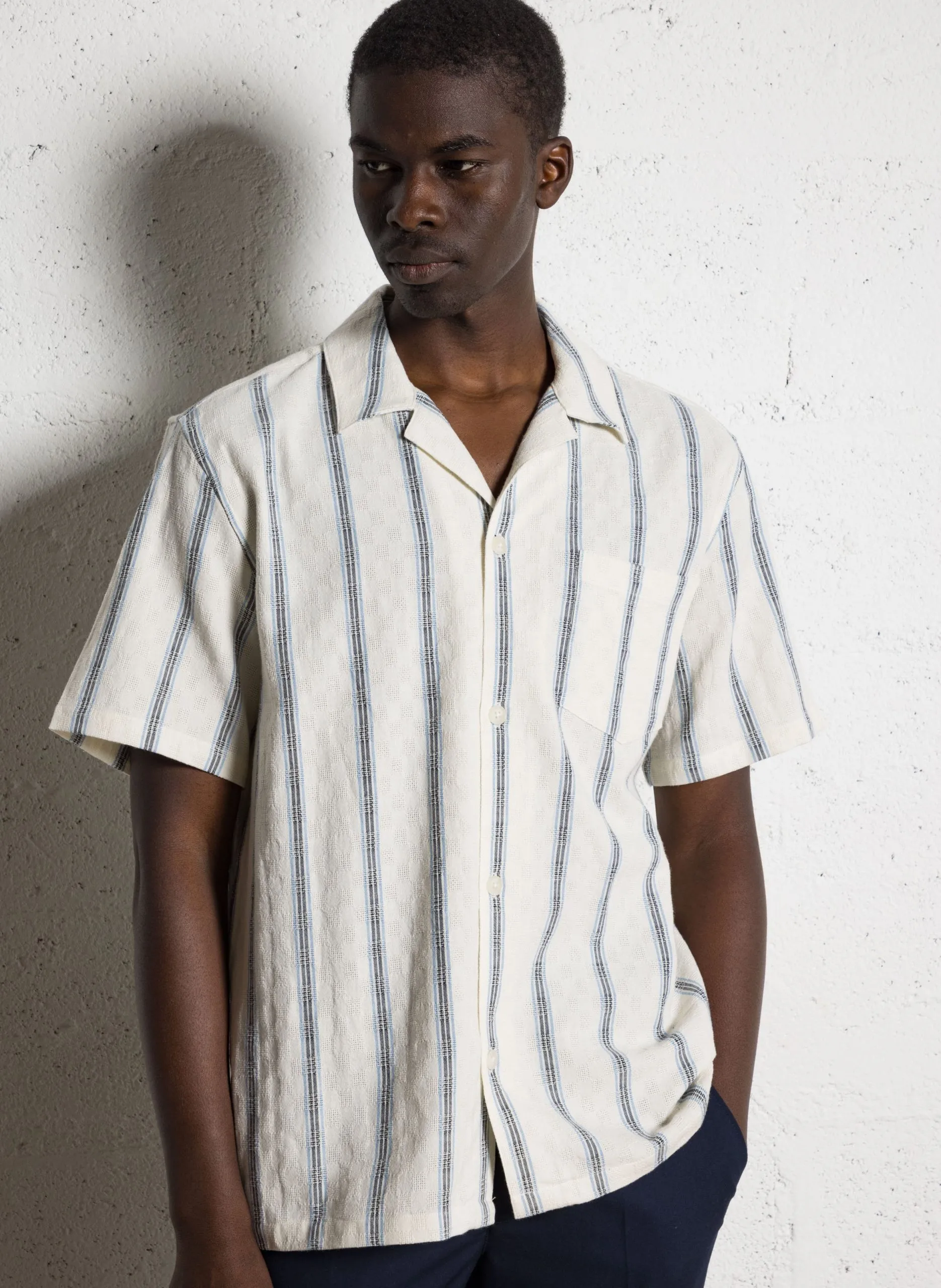 Colonel - Einfarbiges Hemd Beige LUKAS