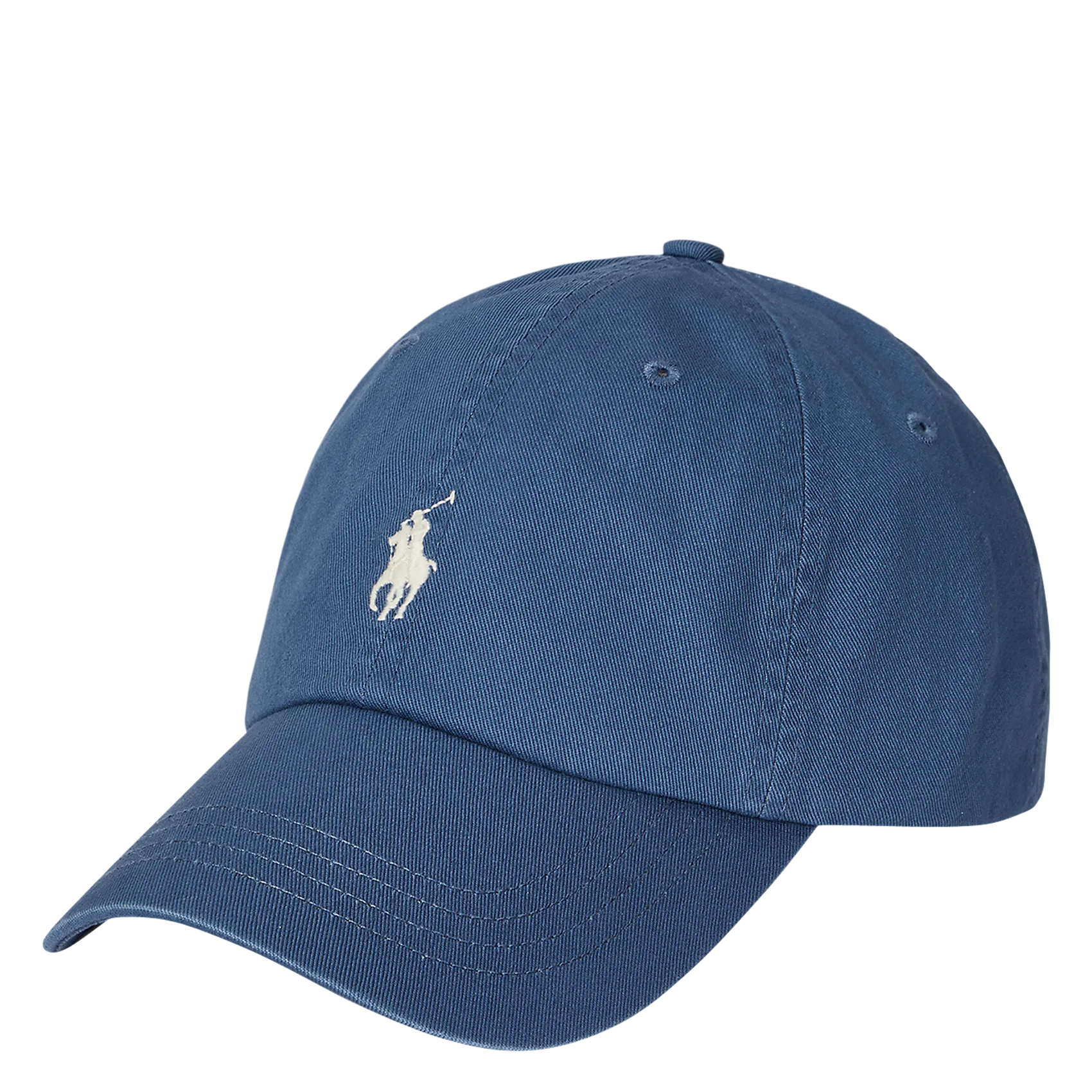 Baumwollkappe mit Schnalle Blau