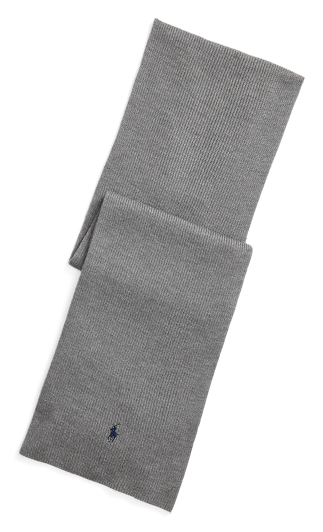 Rippstrick-Pullover aus Wolle Grau