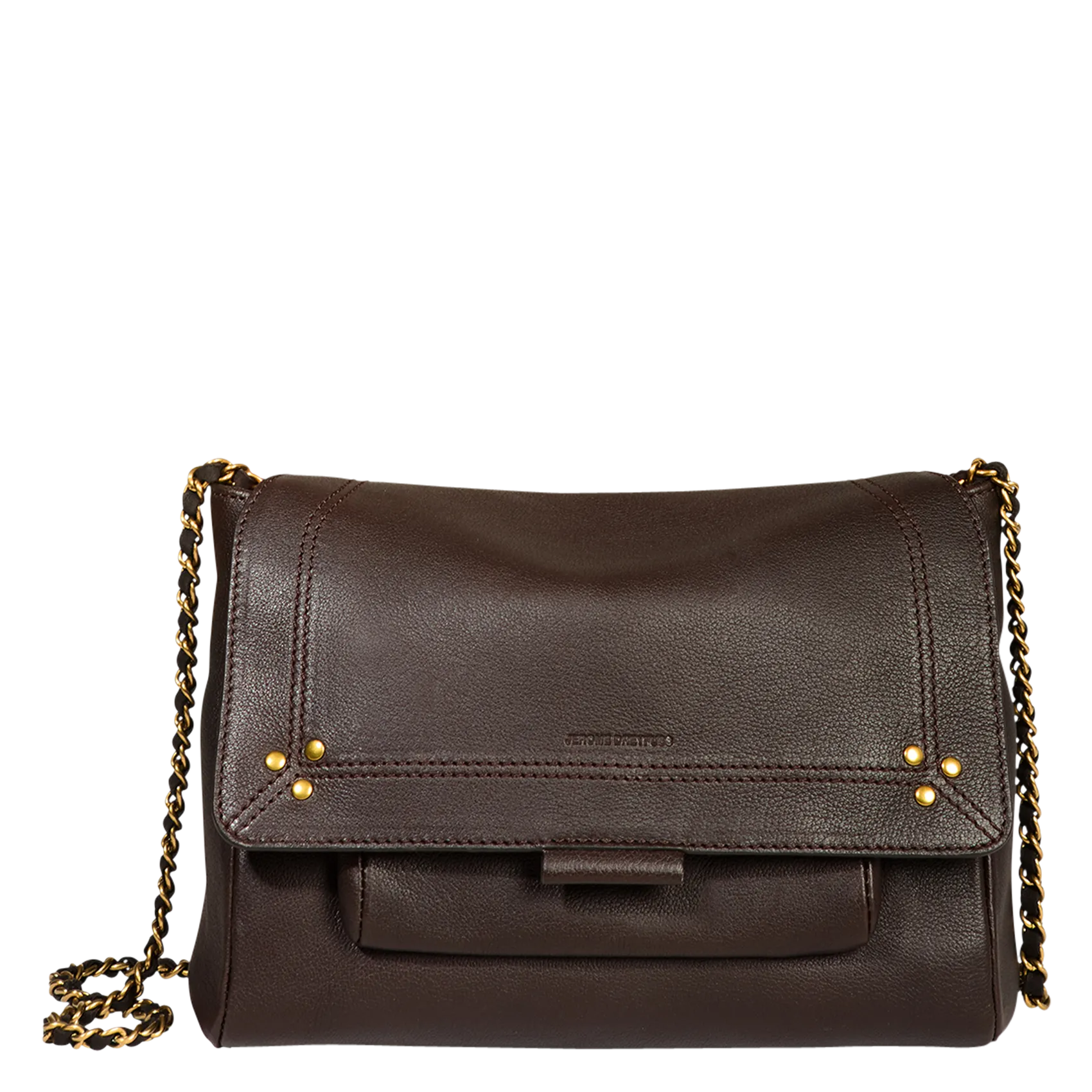 Brieftasche aus Leder Braun LULU M