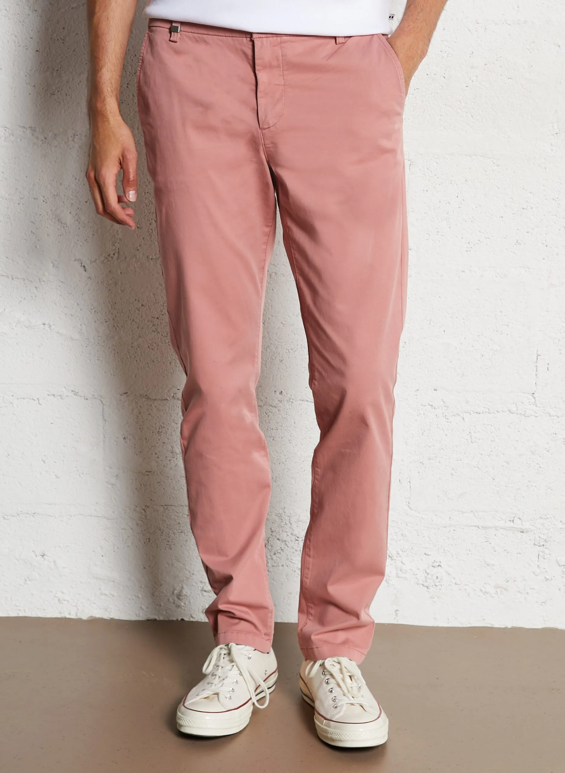 Bucket Hat aus Baumwoll-Mix Rosa