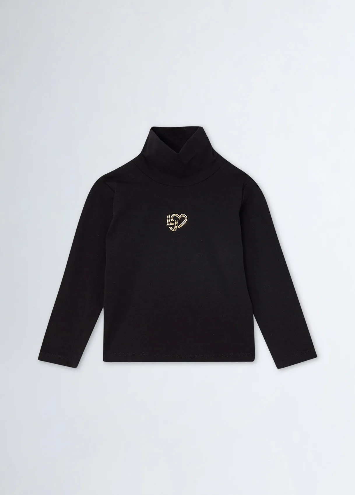 T-Shirt mit Herz und Strass