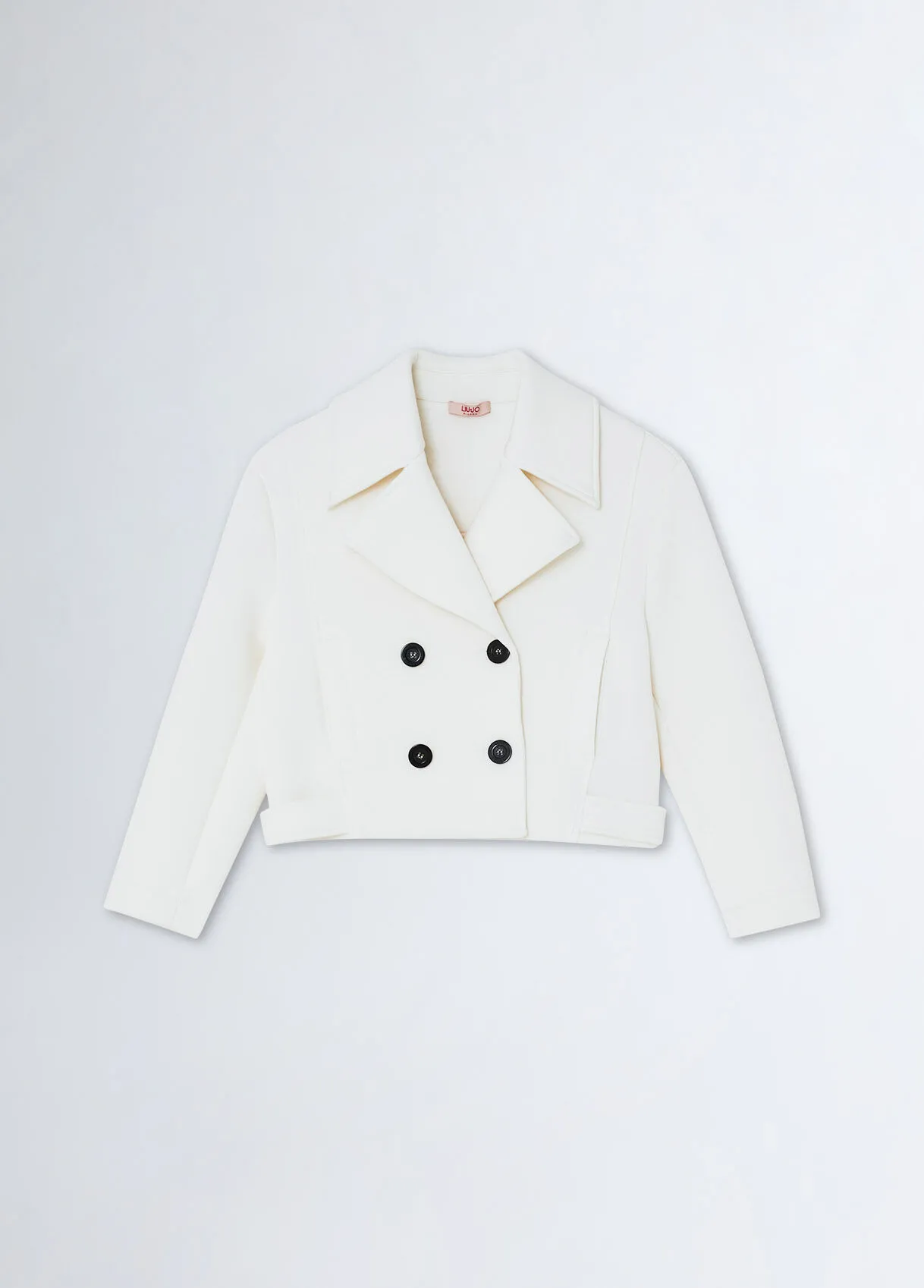 Zweireihige Jerseyjacke