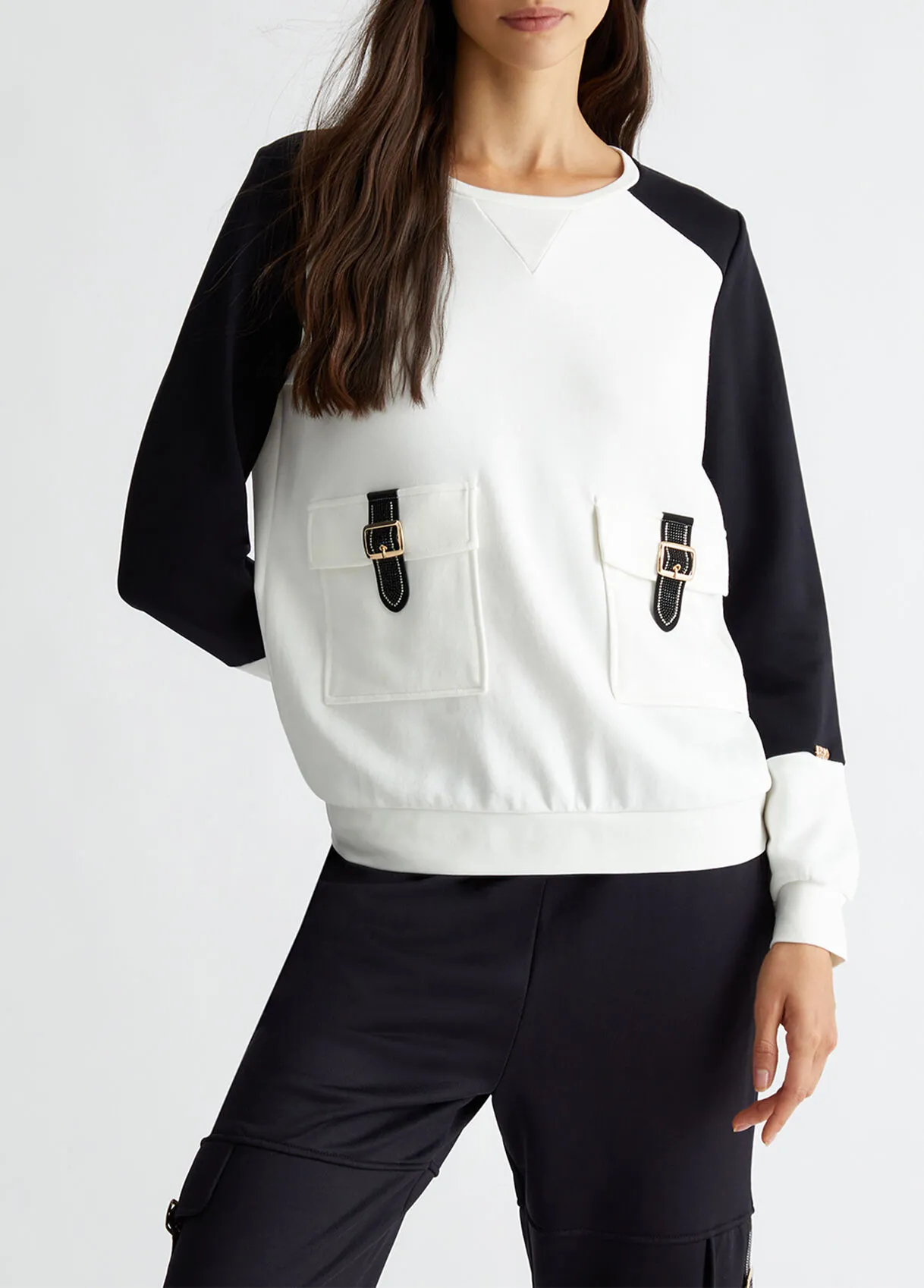 Sweatshirt mit Taschen