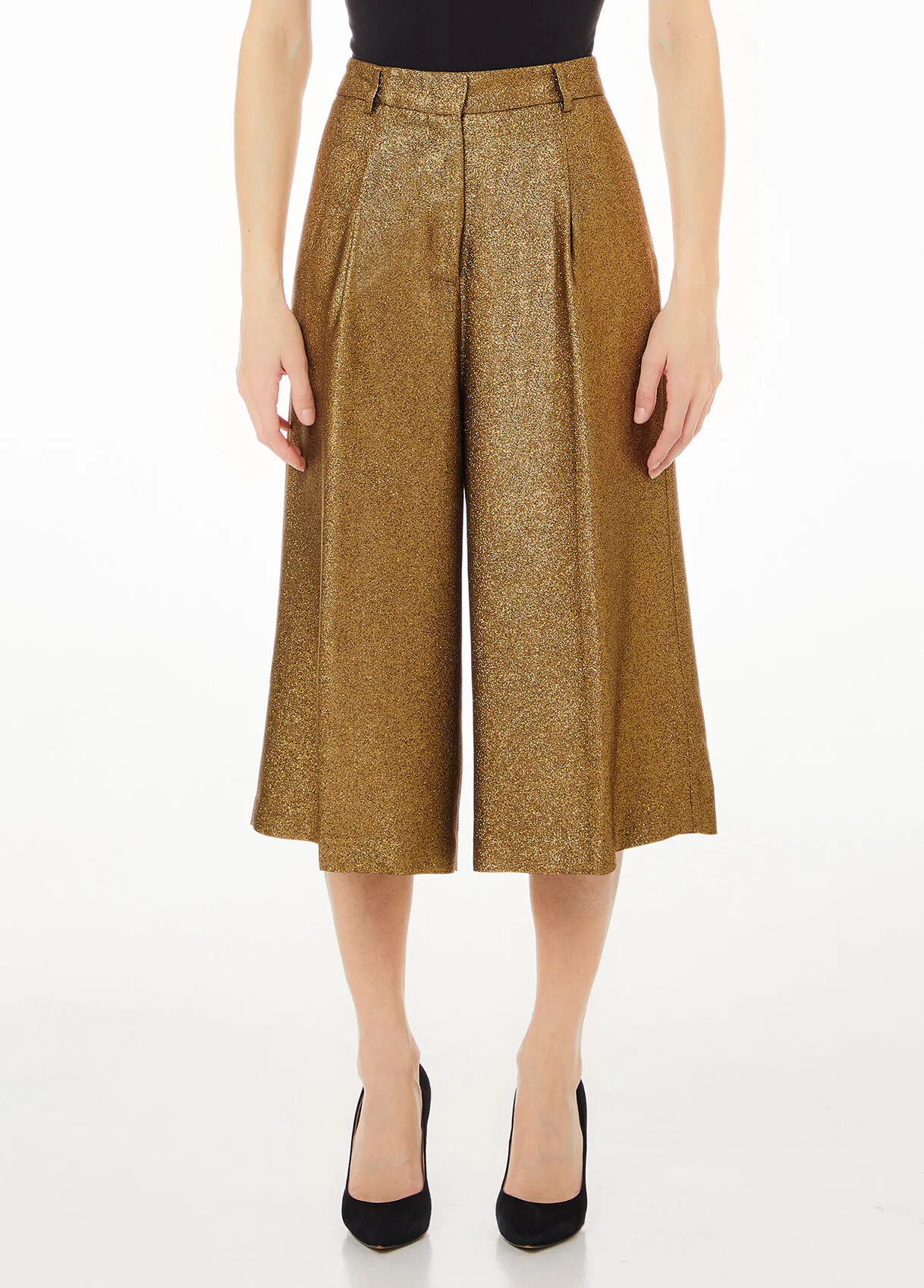 Bermudashorts mit Lurex®