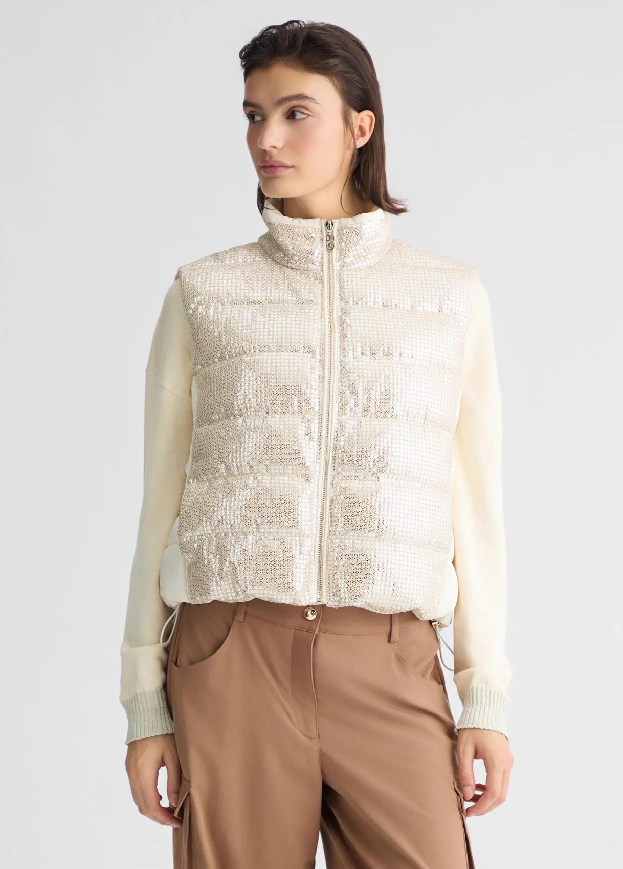 Weste mit Pailletten