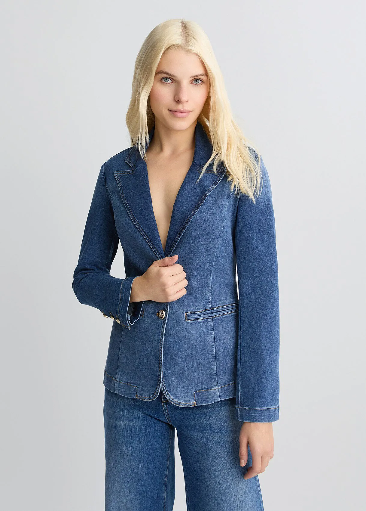 Blazer aus Denim