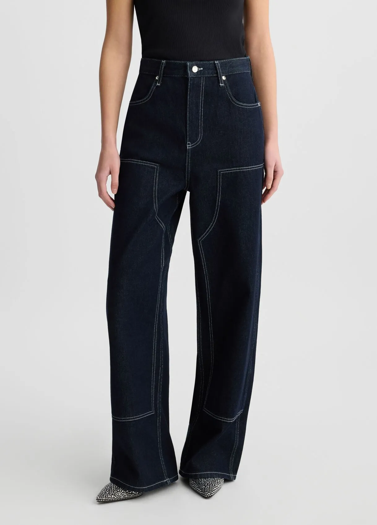 Used-Jeans aus Baumwolle