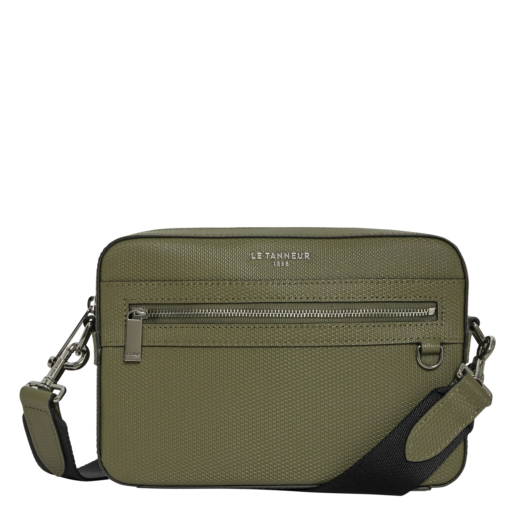 Kleine Leder-Umhängetasche Grun EMILE