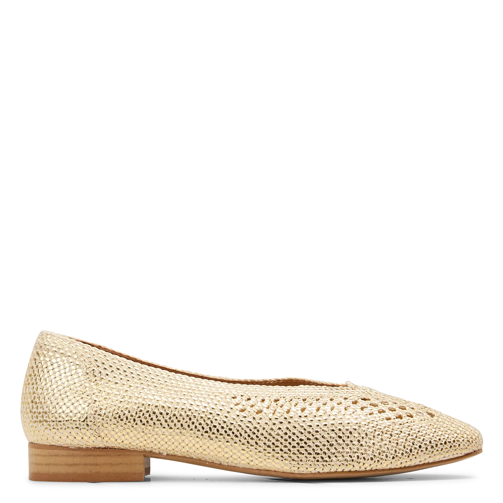 Strohballerinas Golden MAE