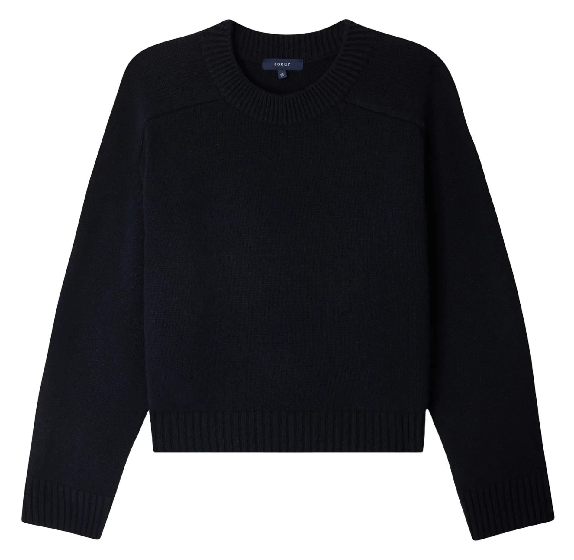 Abidjan - Wollpullover mit Rundhalsausschnitt Blau WILL