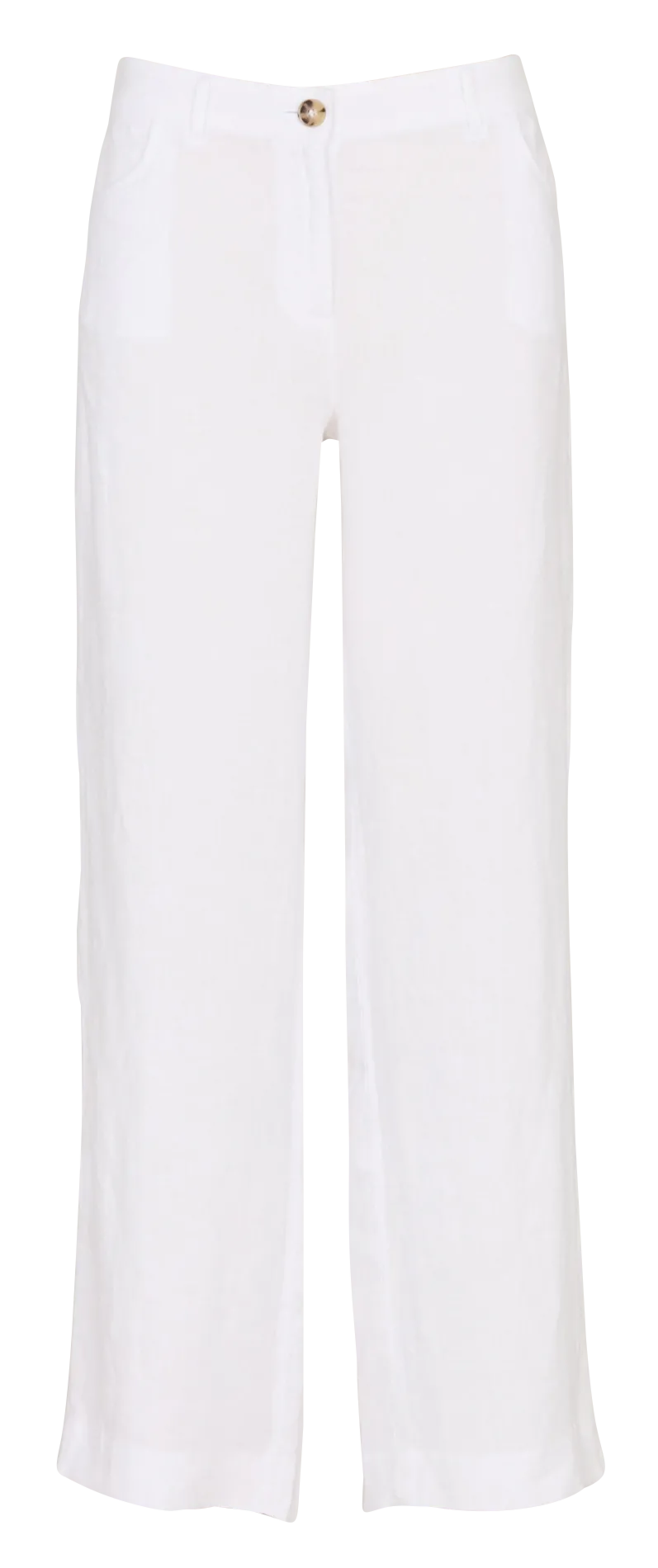 Gerade Leinenhose Weiss PABLO