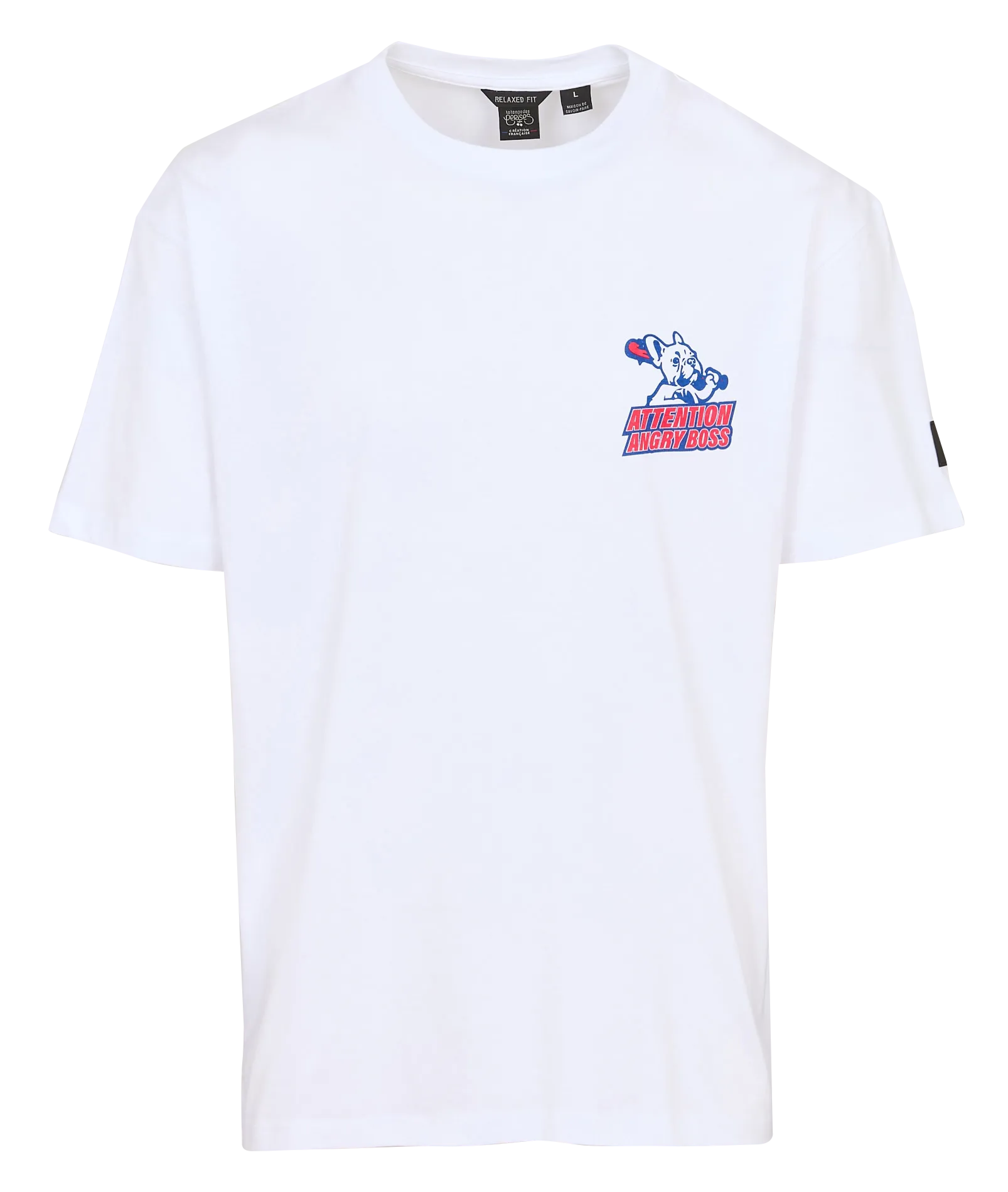 Baumwoll-Pullover mit Rundhalsausschnitt Weiss MATTHEWS