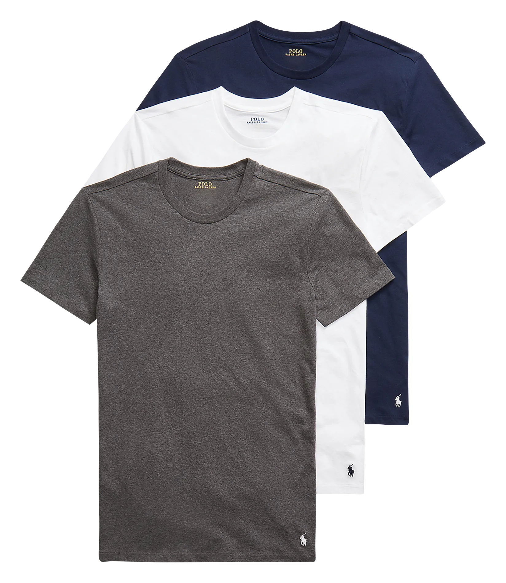 Baumwoll-Pullover mit Rundhalsausschnitt Mehrfarbig