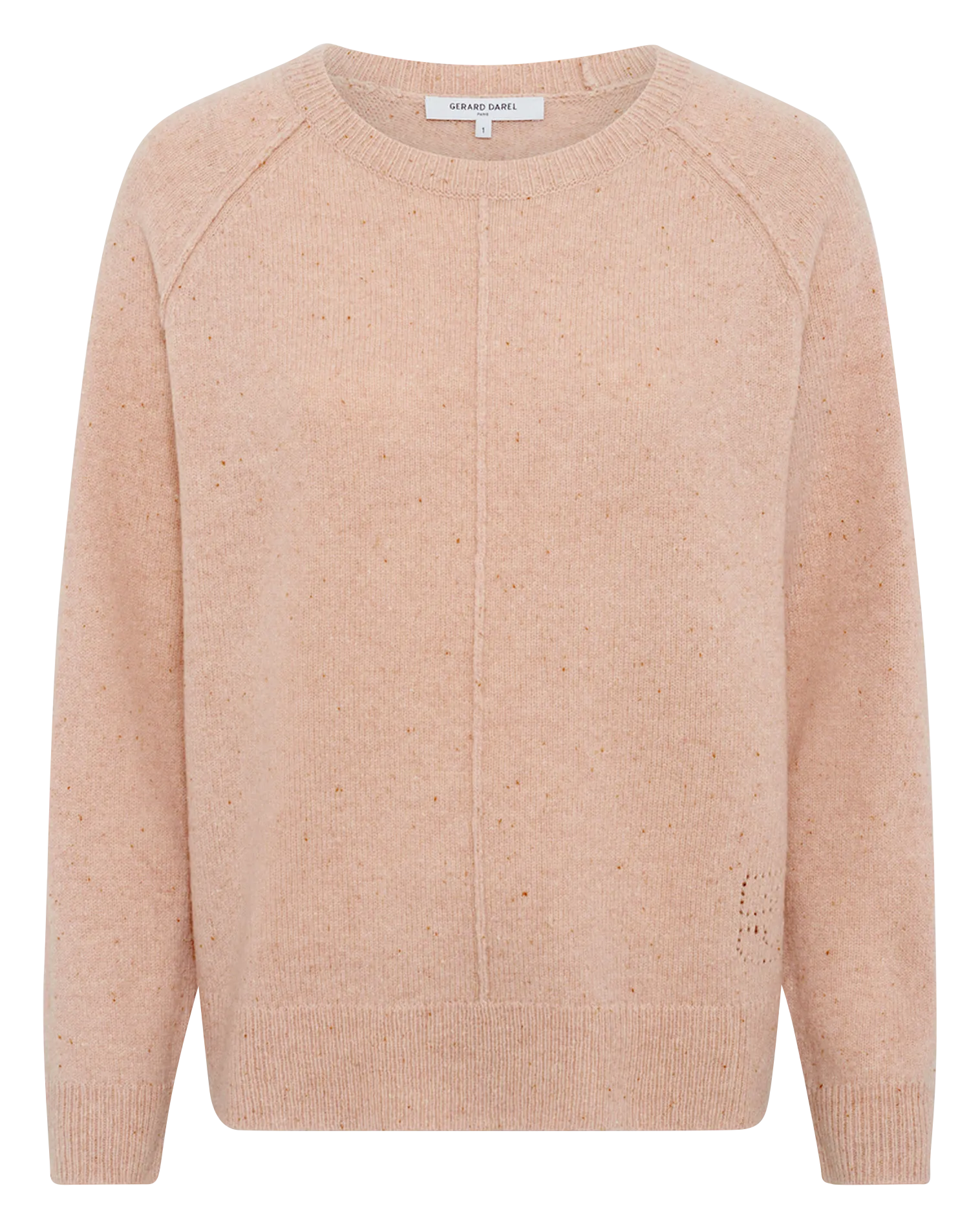 Abidjan - Wollpullover mit Rundhalsausschnitt Rot ELISA