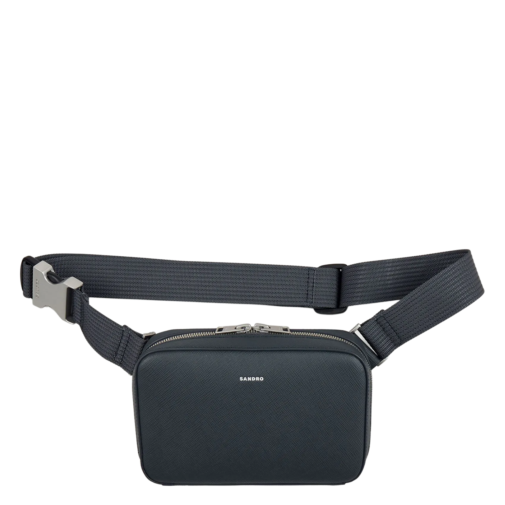 Brieftasche aus Leder Grau