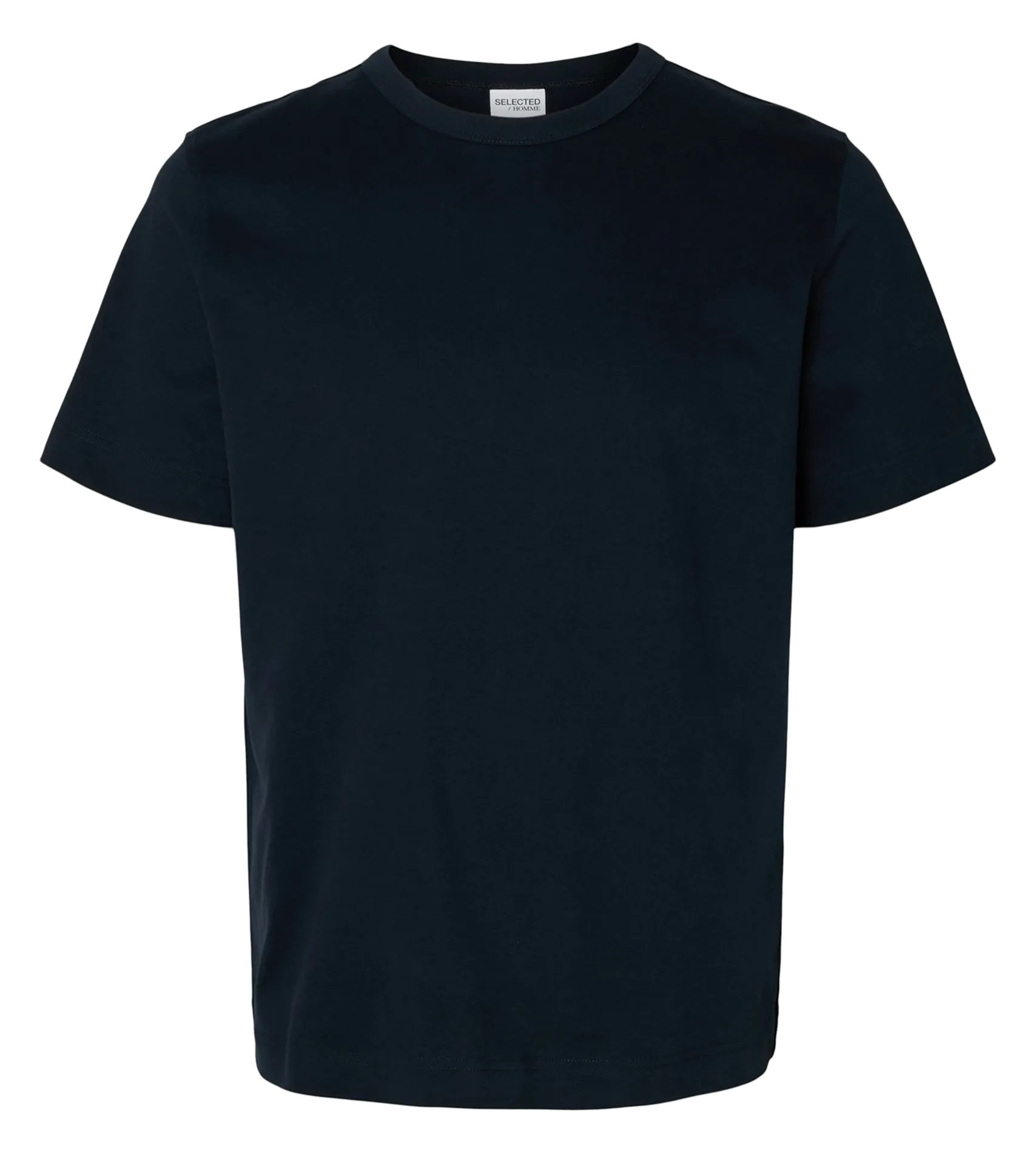 Rundhals-T-Shirt aus Bio-Baumwolle Blau CHRIS