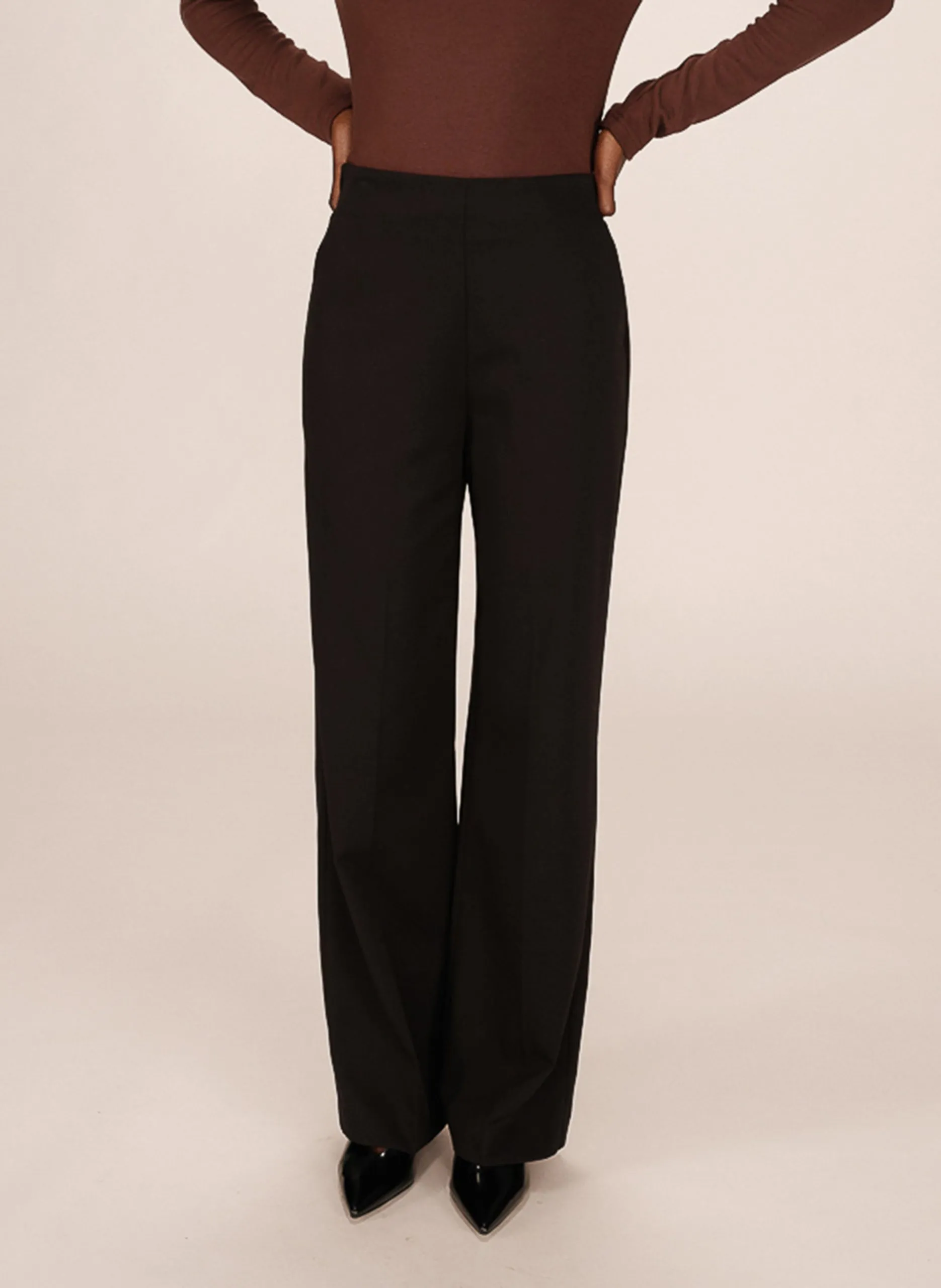 Gerade geschnittene Kostümhose Schwarz STEWART
