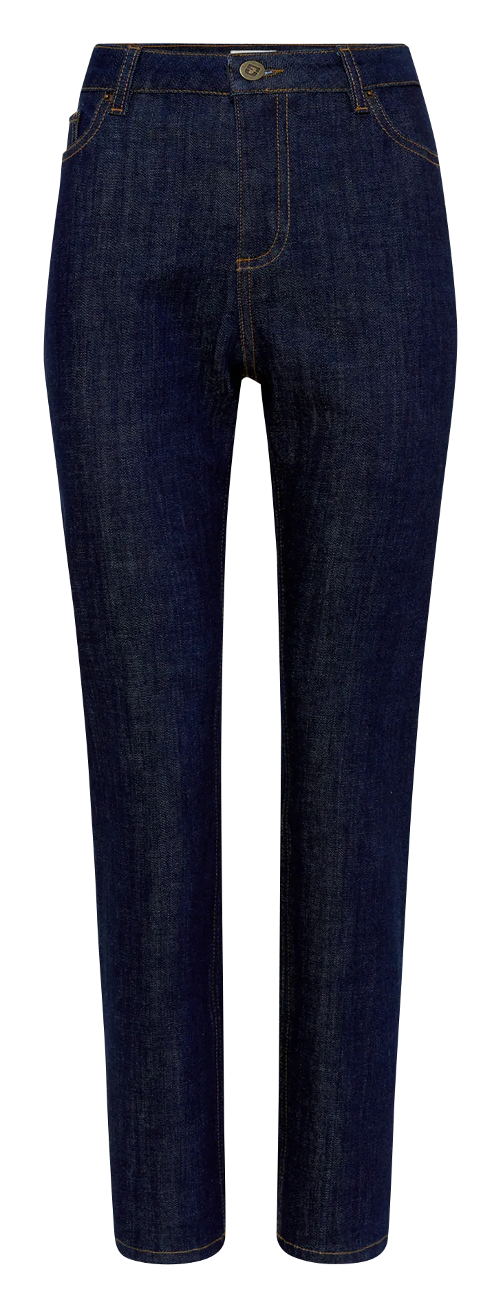 Gerade geschnittene Jeans aus Baumwoll-Mix Blau CECILIA
