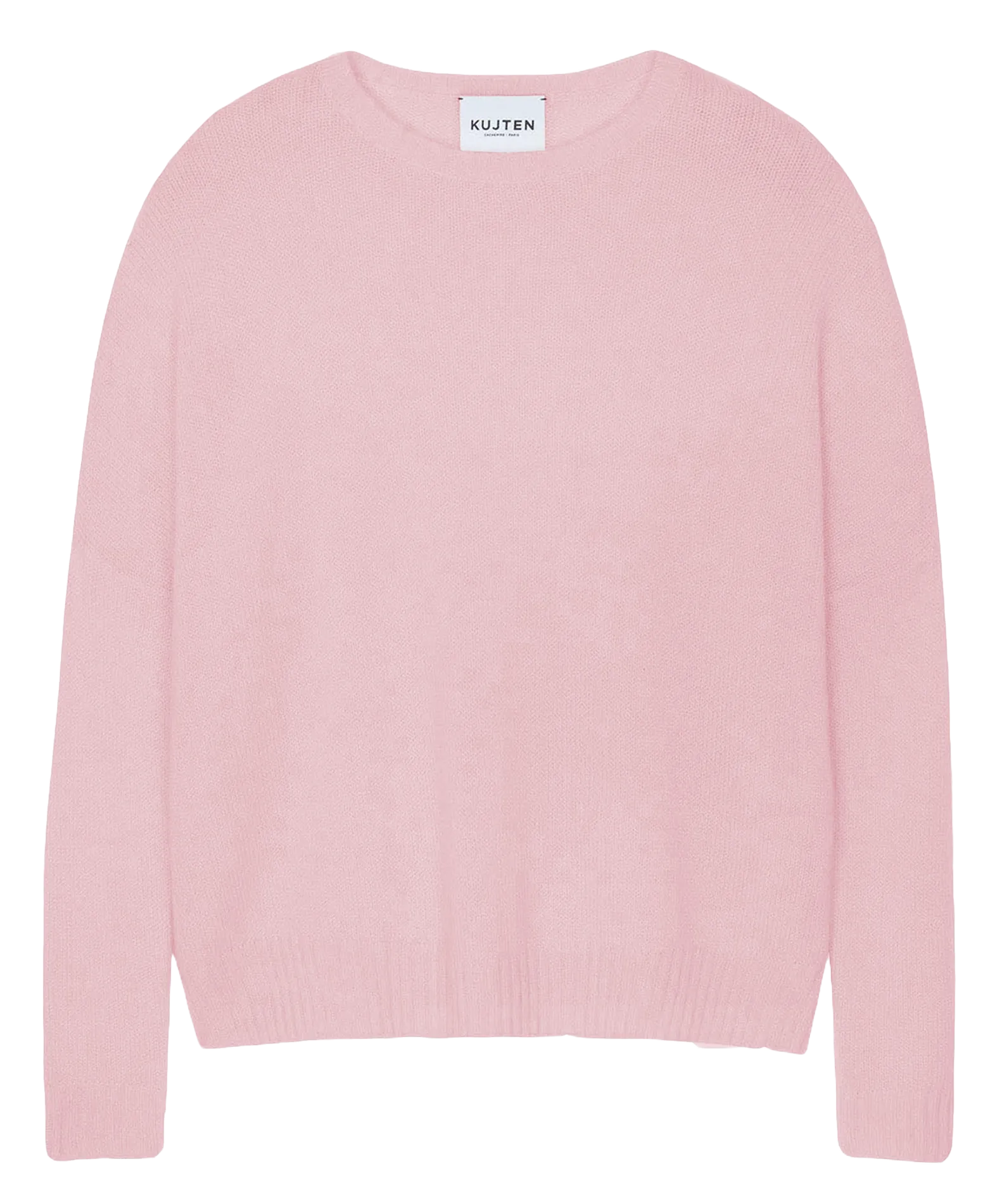 Kaschmirpullover mit Rundhalsausschnitt Rosa AMELIE