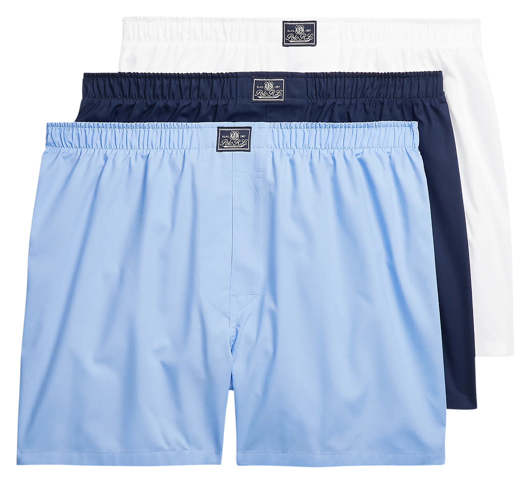 DIM Powerful - 3er-Pack Baumwoll-Boxershorts Mehrfarbig