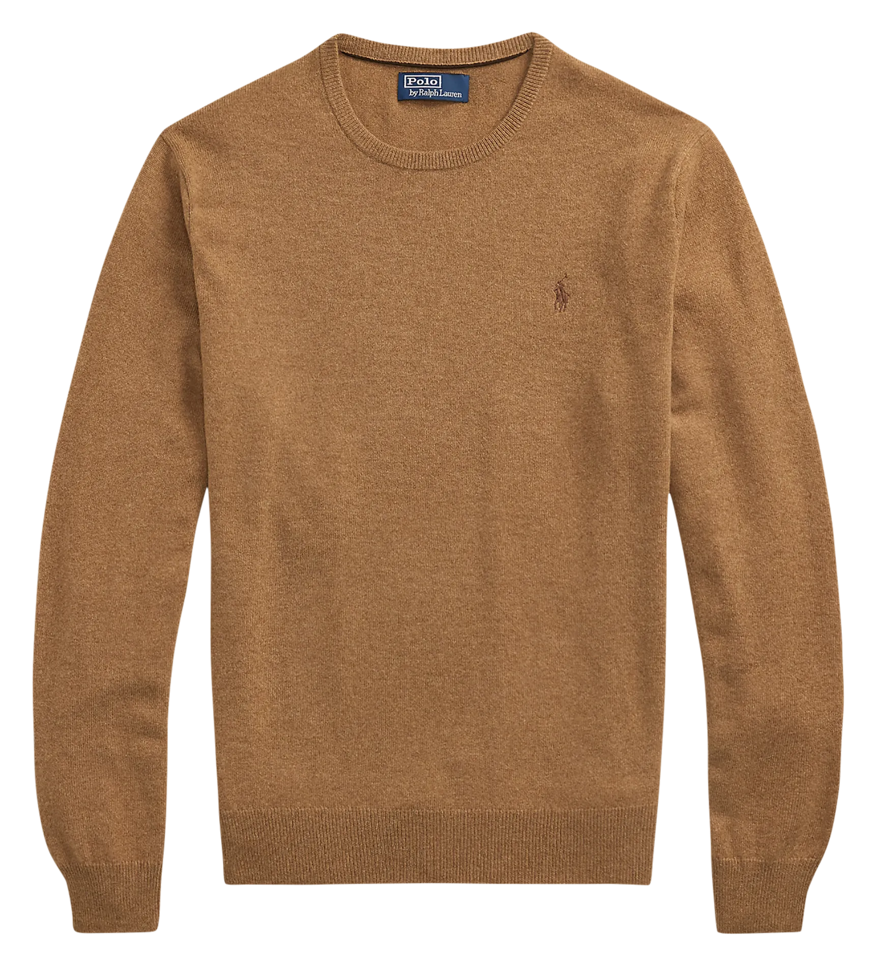 Abidjan - Wollpullover mit Rundhalsausschnitt Braun