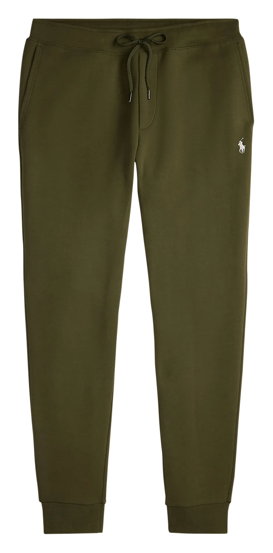Eng anliegende Jogginghose aus Baumwoll-Mix Grun