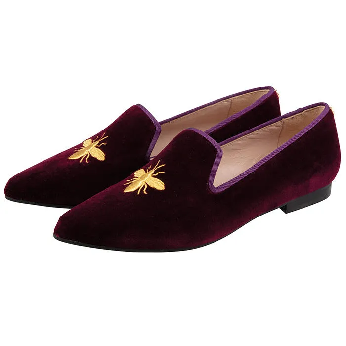 Damen Samt Loafer »Bee«