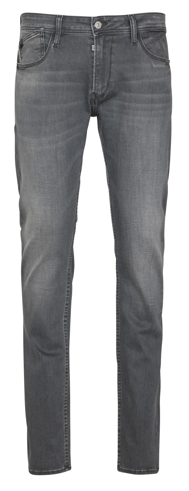 Eng anliegende Jeans aus Baumwollmischung Grau