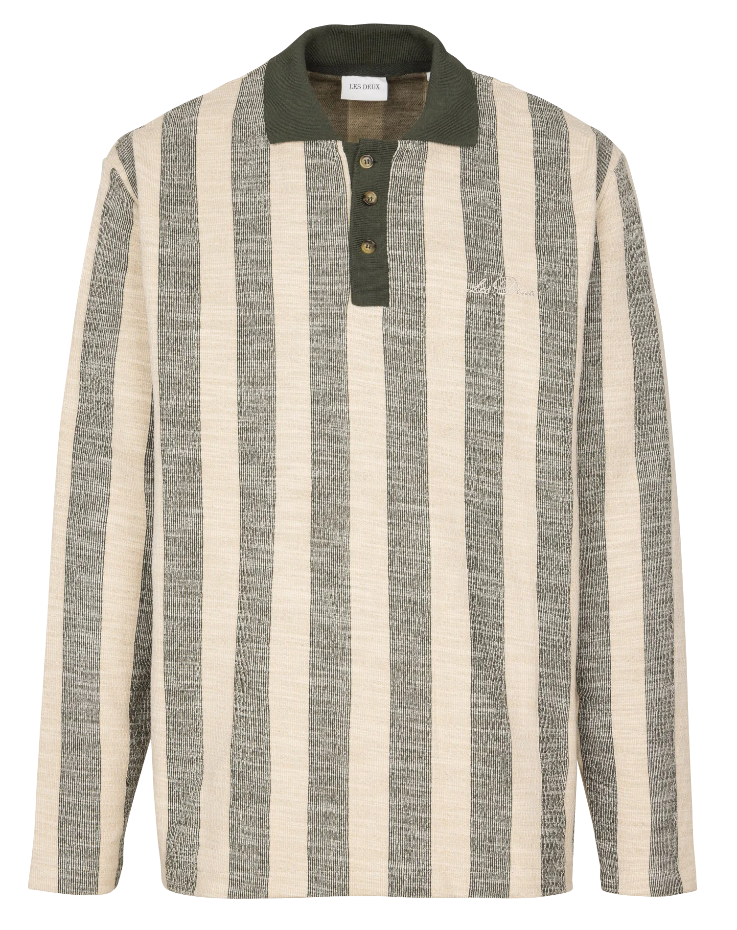 Gestreiftes Poloshirt Grun BOWIE