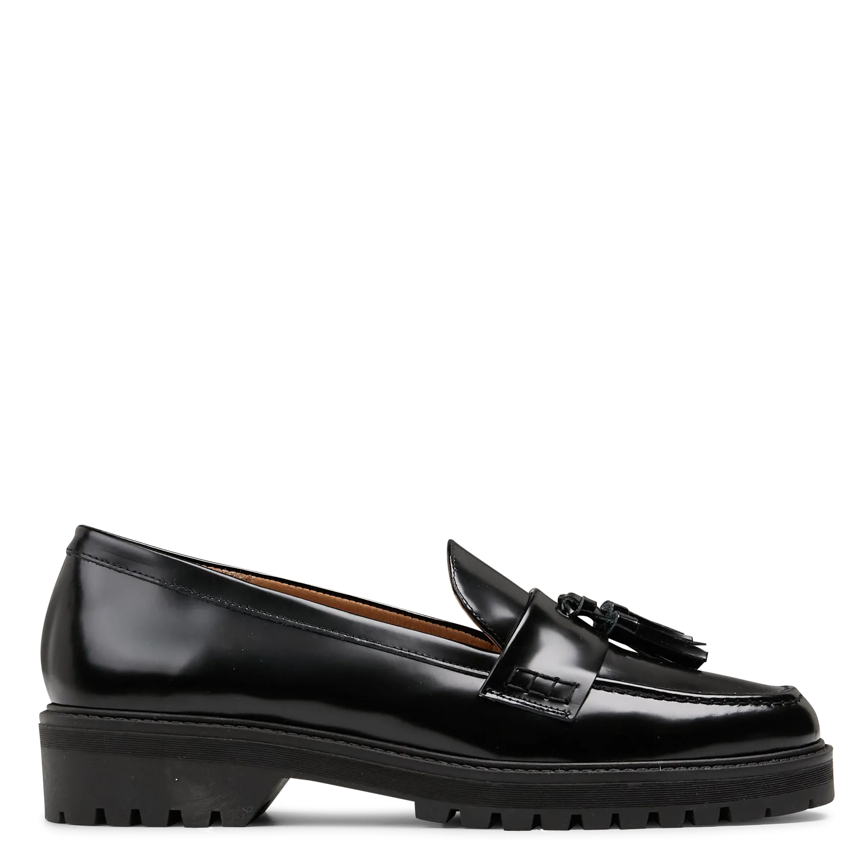 Leder-Mokassins Schwarz VALENTIN