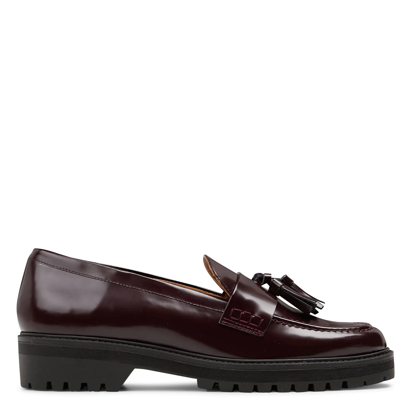 Leder-Mokassins Rot VALENTIN