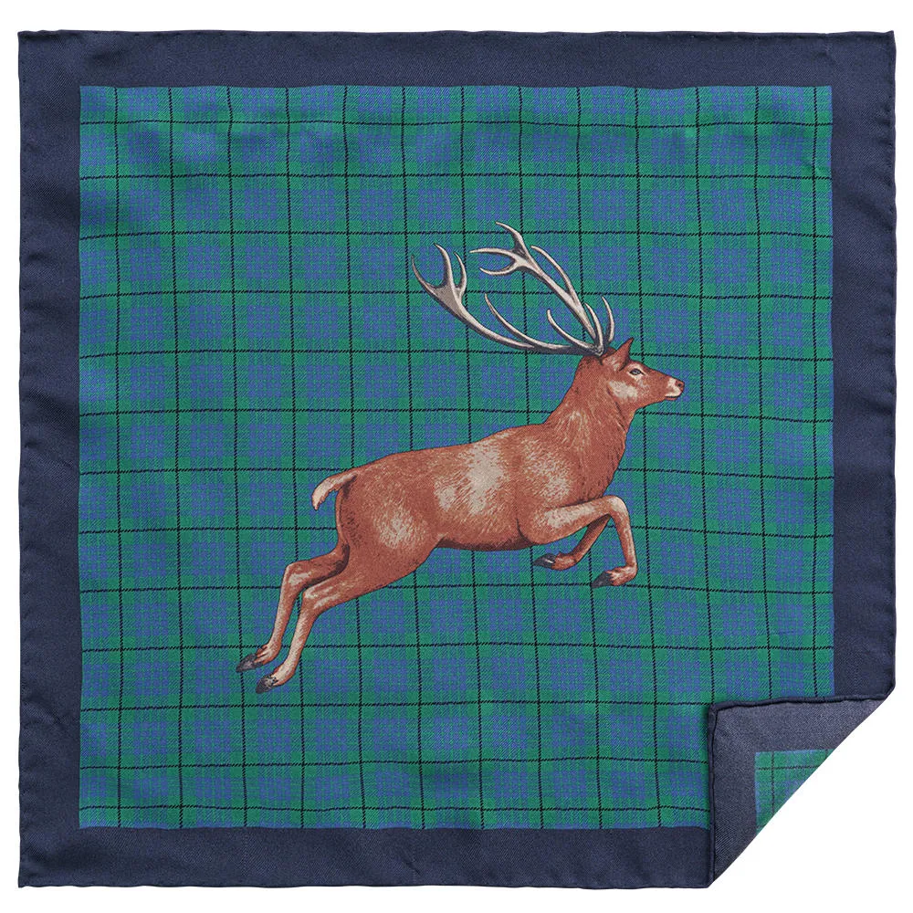 Seiden Pochette »Hirsch«