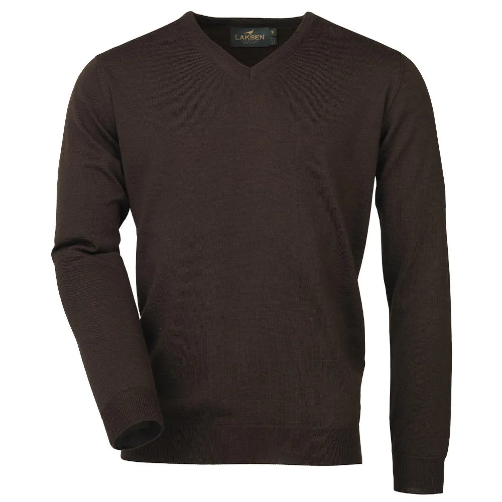Laksen Herren V-Pullover Sussex